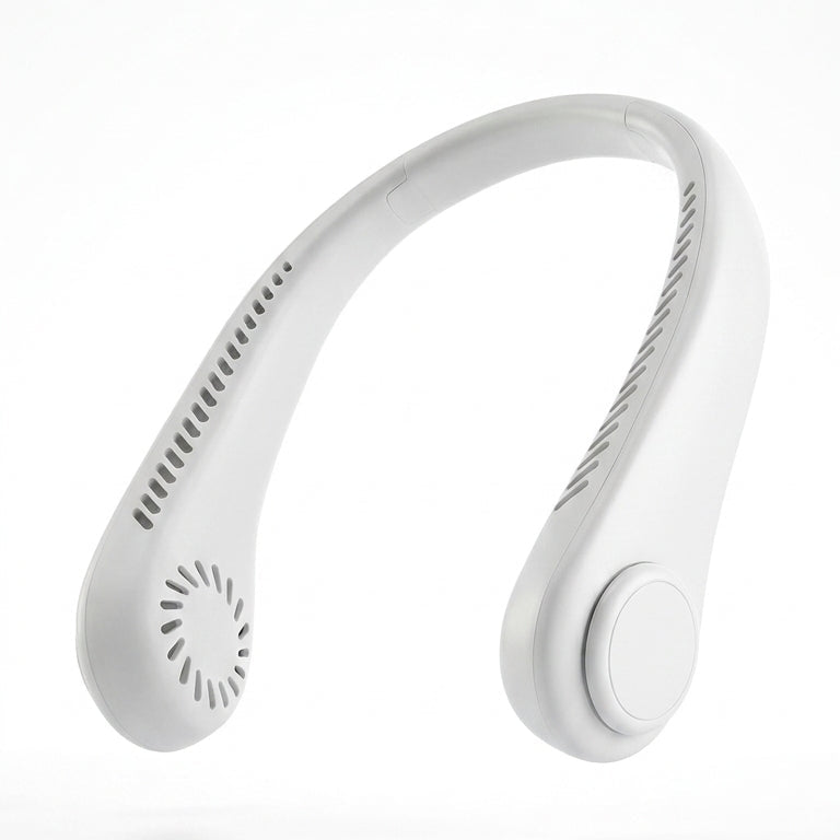 Ventilateur de Cou Sans Pales – Mains Libres, Rechargeable USB‑C